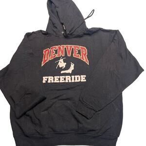 Denver Freeride Sweatshirt Hoodie Size Large